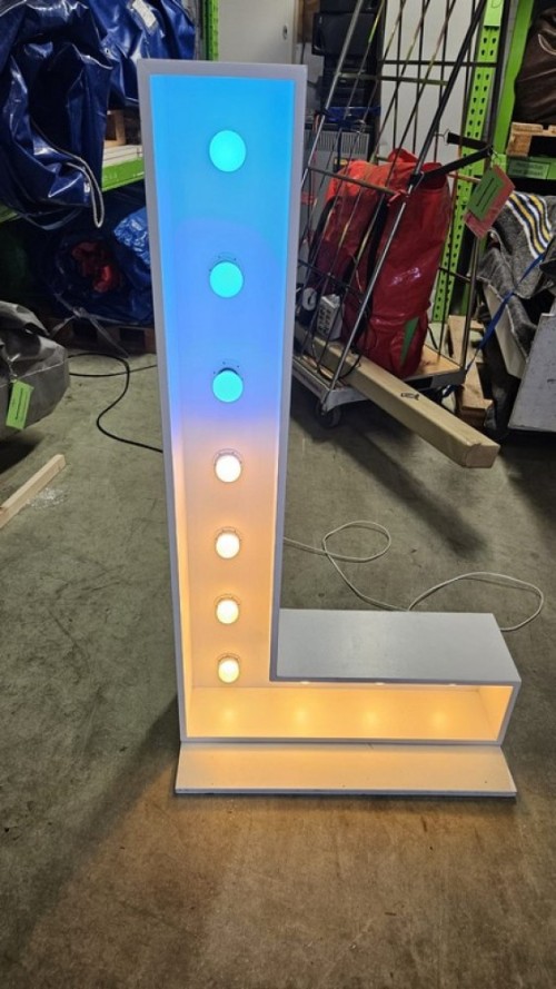 Lichtletters - Love (roze/warm wit)